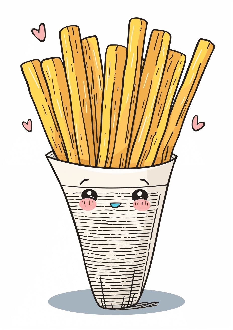 Fries in a Cute Cone